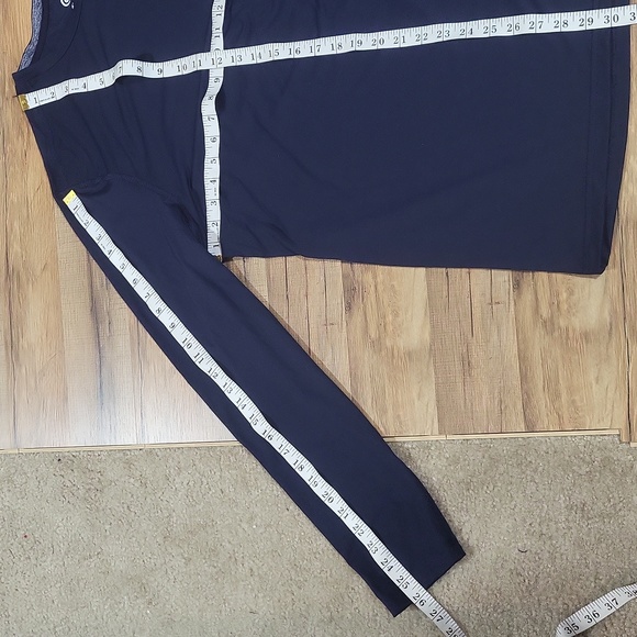 CHAMPION C9 Navy Blue Long Sleeve Tech Tee Shirt - Picture 7 of 10